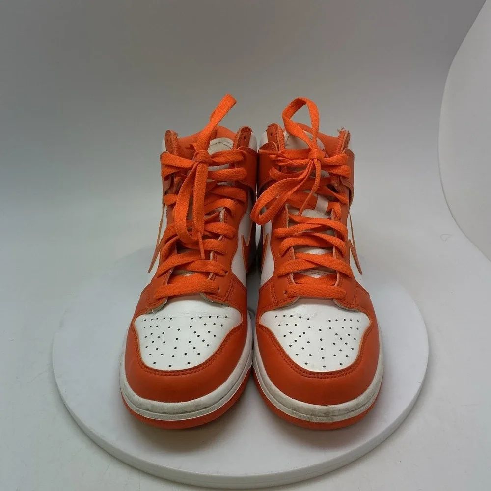 Nike Dunk High Shoes Youth 5.5Y Orange White DB2179-100 Athletic Causal Shoes